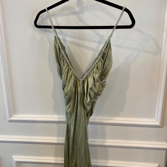 Chloe SS 2005 Runway look 38 Green Silk Dress - Picture 7 of 11